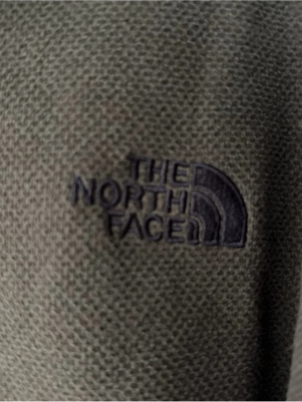 The North Face Men’s Olive Green Quarter-Zip Fleece Pullover Size S